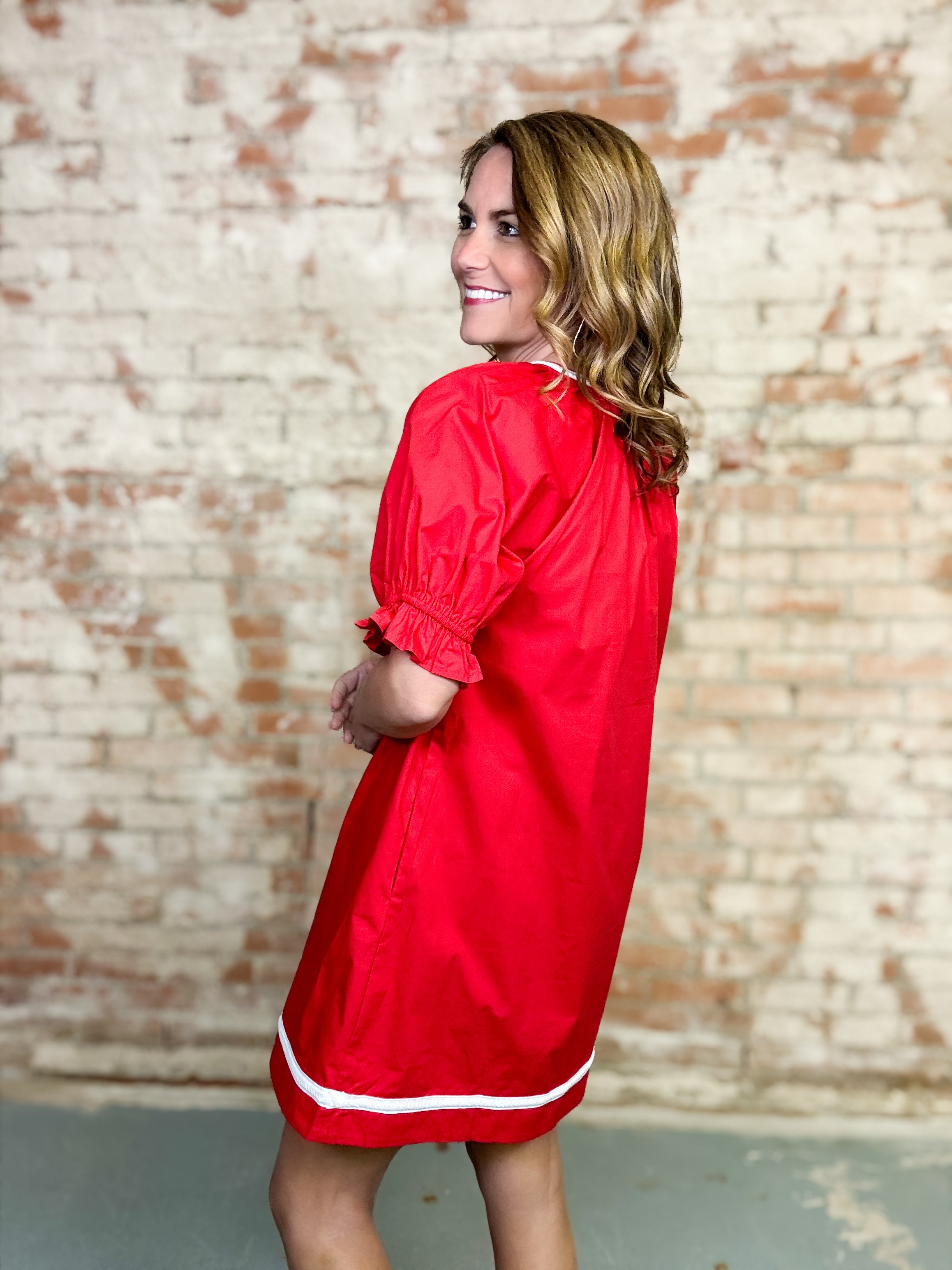Blanca Embroidered Dress