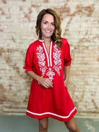 Blanca Embroidered Dress