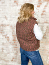 Canton Floral Print Corduroy Vest