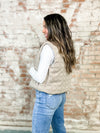 Birdie Textured Zip Up Vest