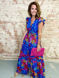 Evianna Tropical Maxi Dress