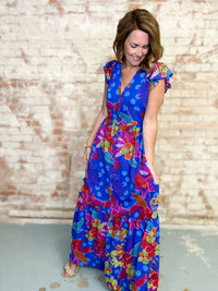 Evianna Tropical Maxi Dress