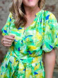 Kaysi Printed Romper
