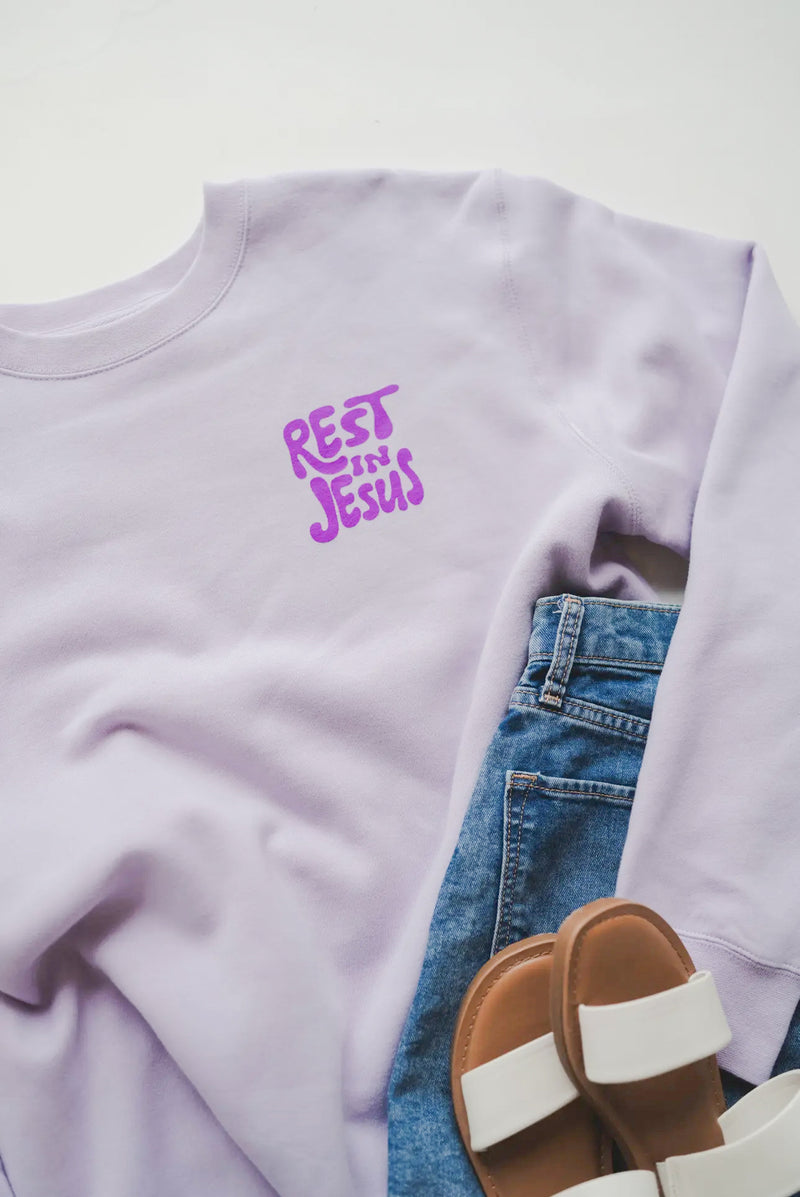 Rest in Jesus Sweatshirt | Dear Heart