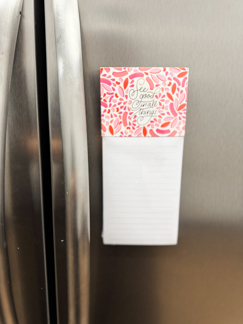 See Good In All Things Magnetic Notepad