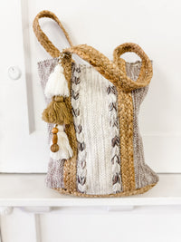 Preston Braided Handle Tote