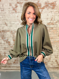 Crystal Front Zip Top