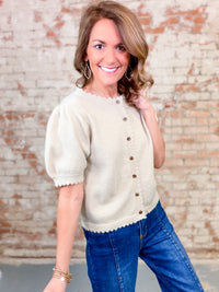 Brielle Puff Sleeve Sweater