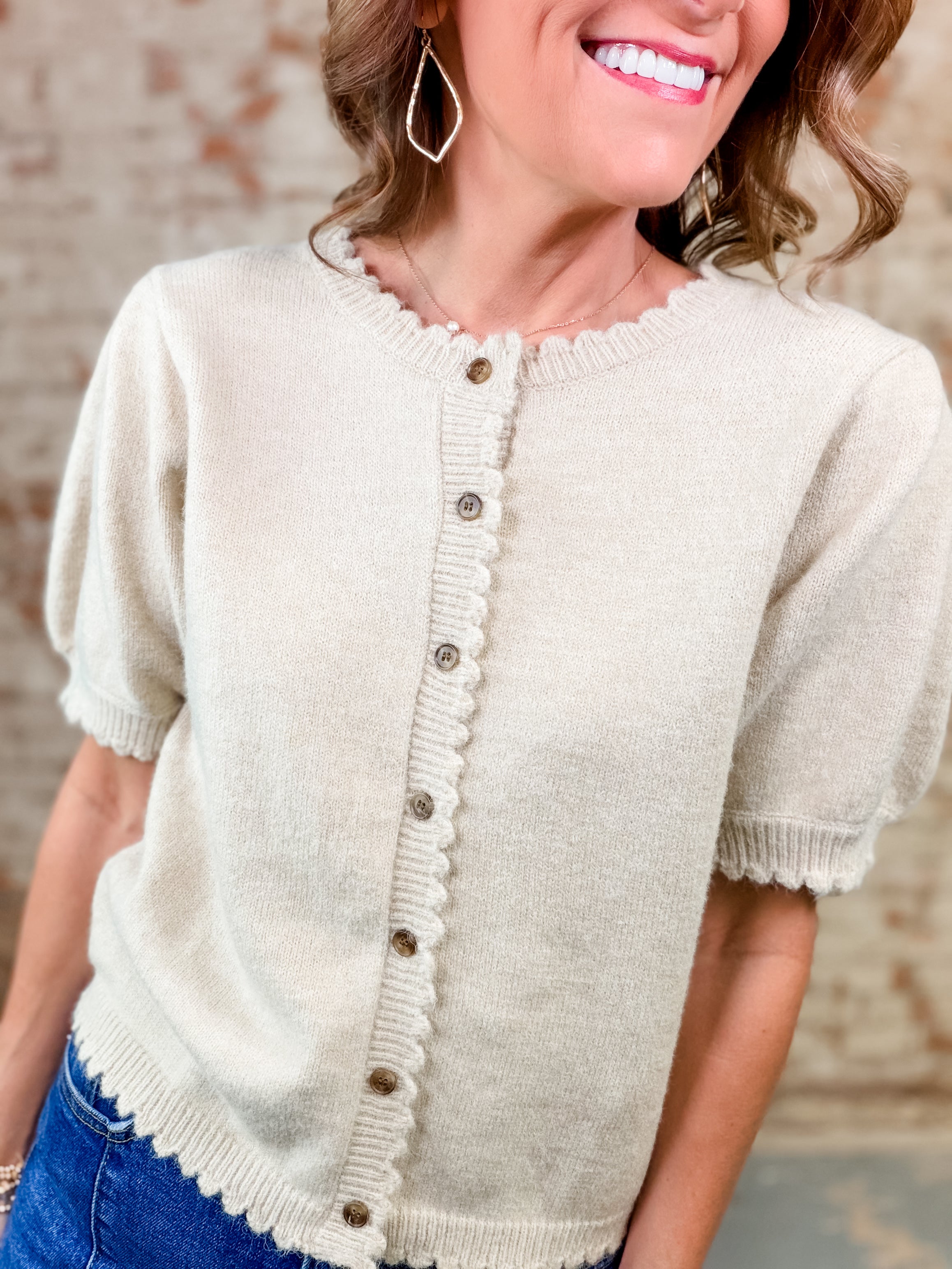 Brielle Puff Sleeve Sweater