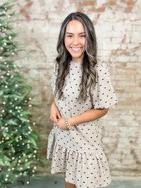 Laranda Bow Tweed Dress