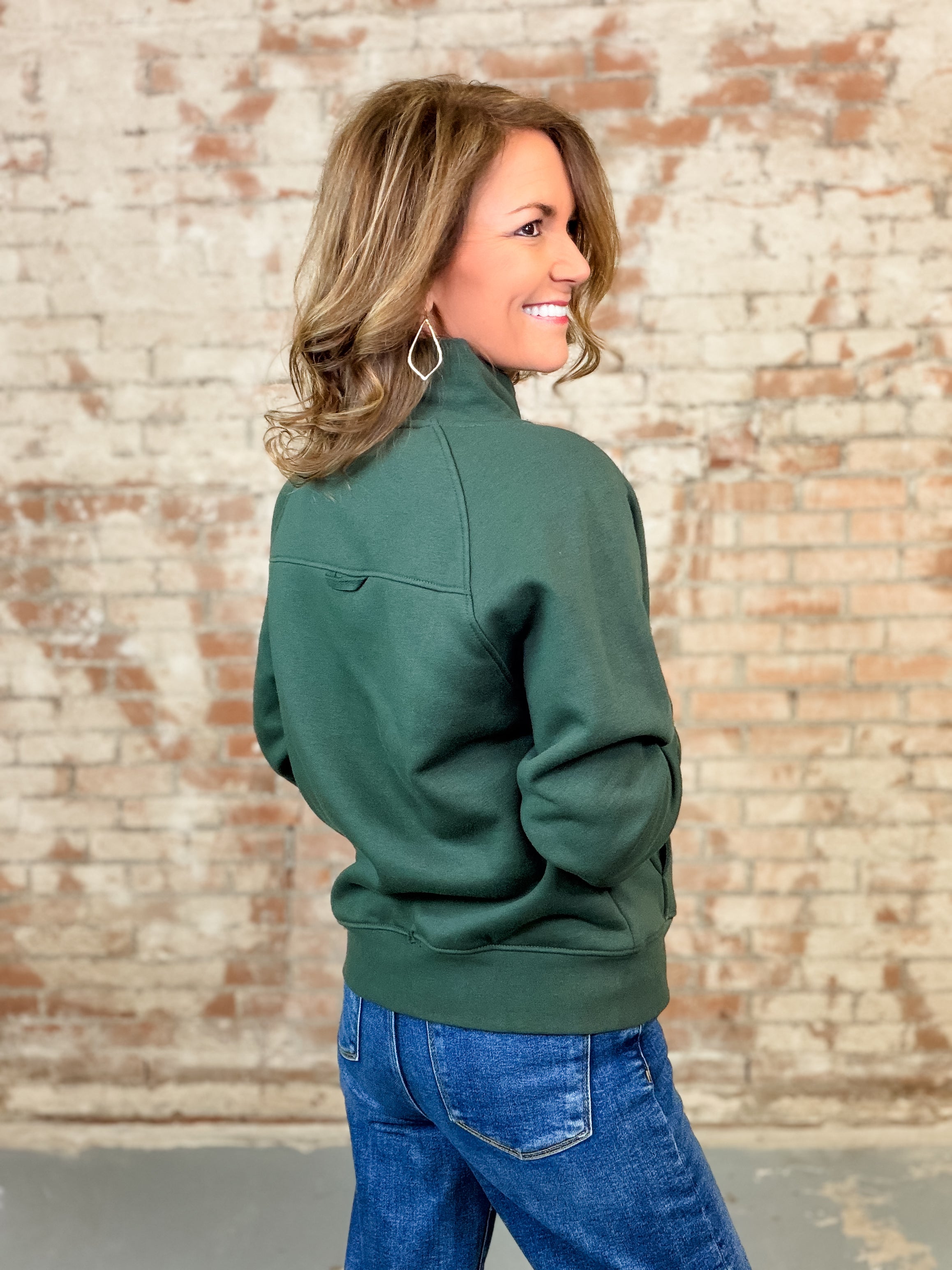 Hearth Fleece Mock Neck Sweater