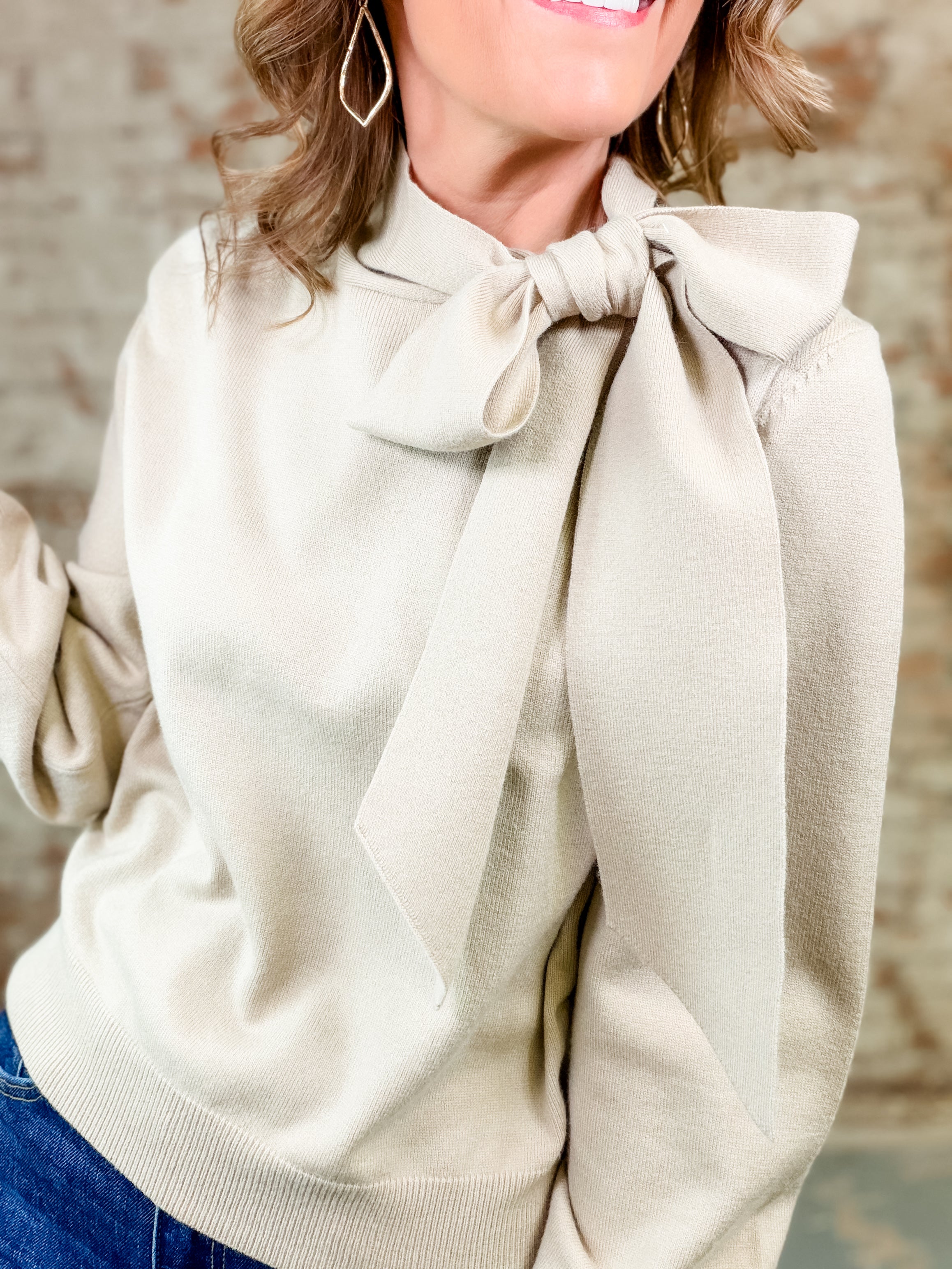 Justice Bow Sweater