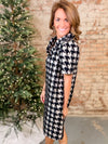 Remy Houndstooth Dress