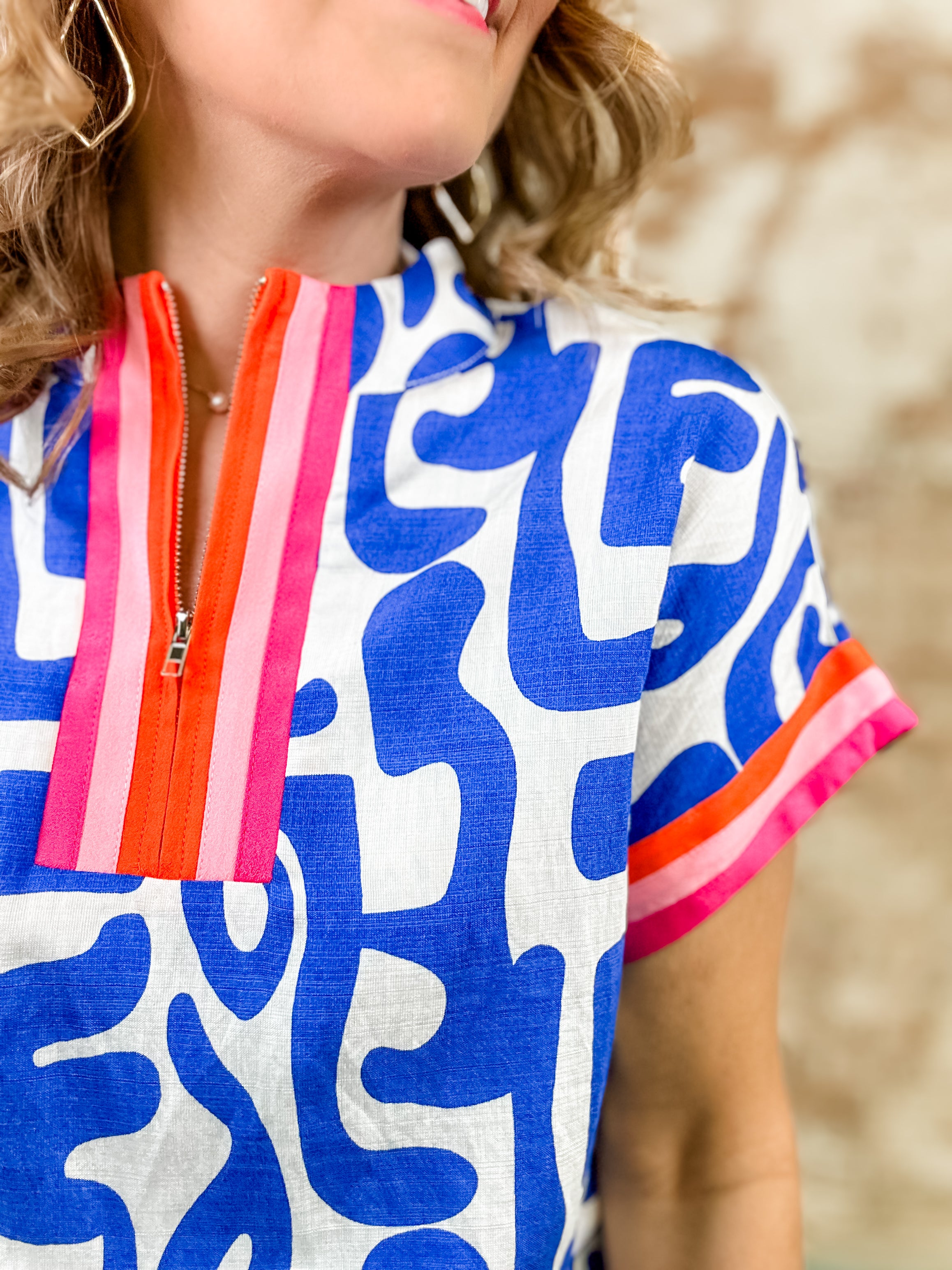THML Kortnie Print Top
