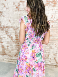 Melina Floral Smocked Dress