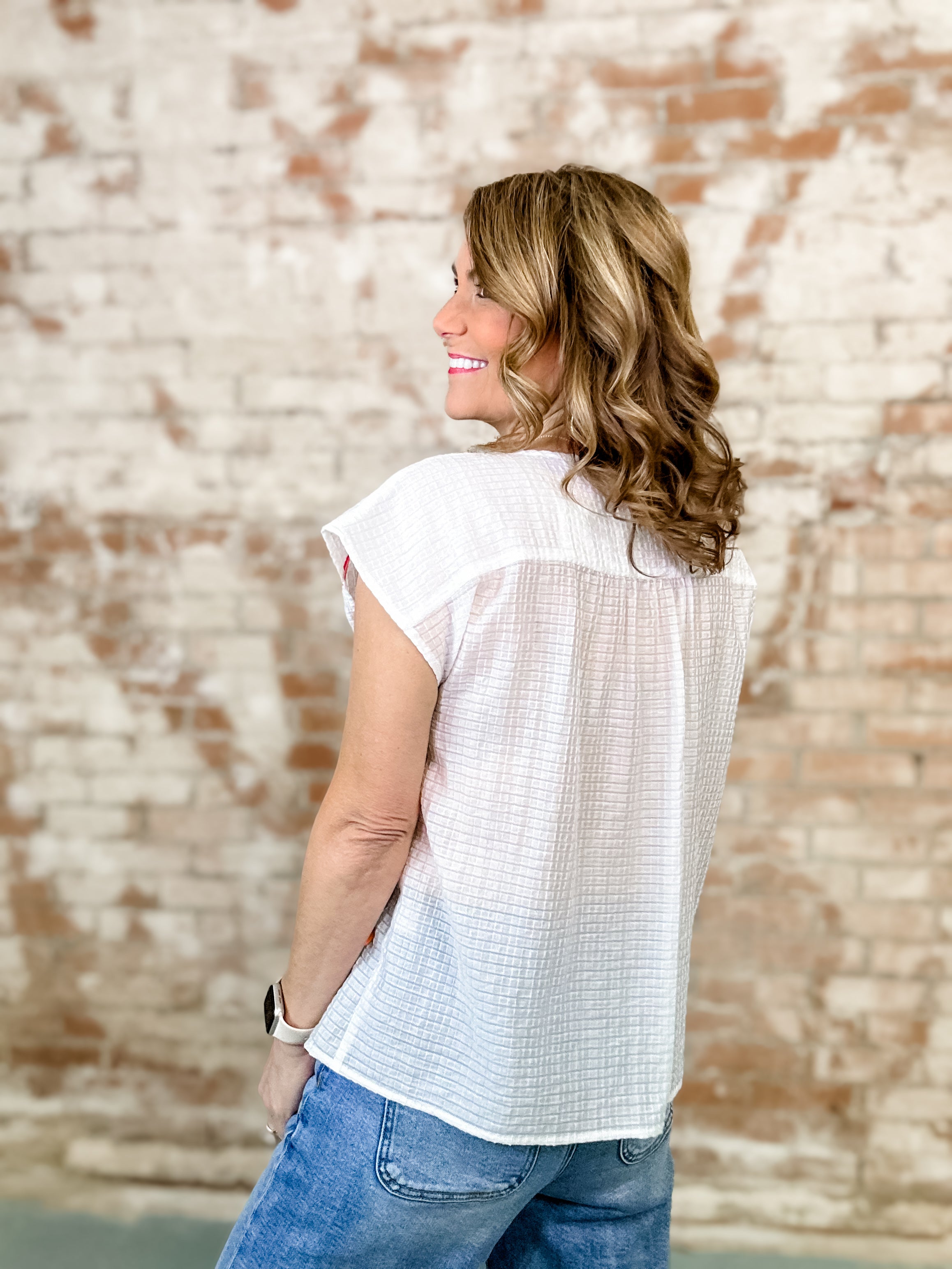 THML Destiny Embroidered Top