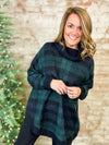 Carla Green Plaid Sweater