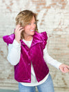 Lynda Vibrant Velvet Vest