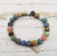 Lulah Frosted Stone Bracelet