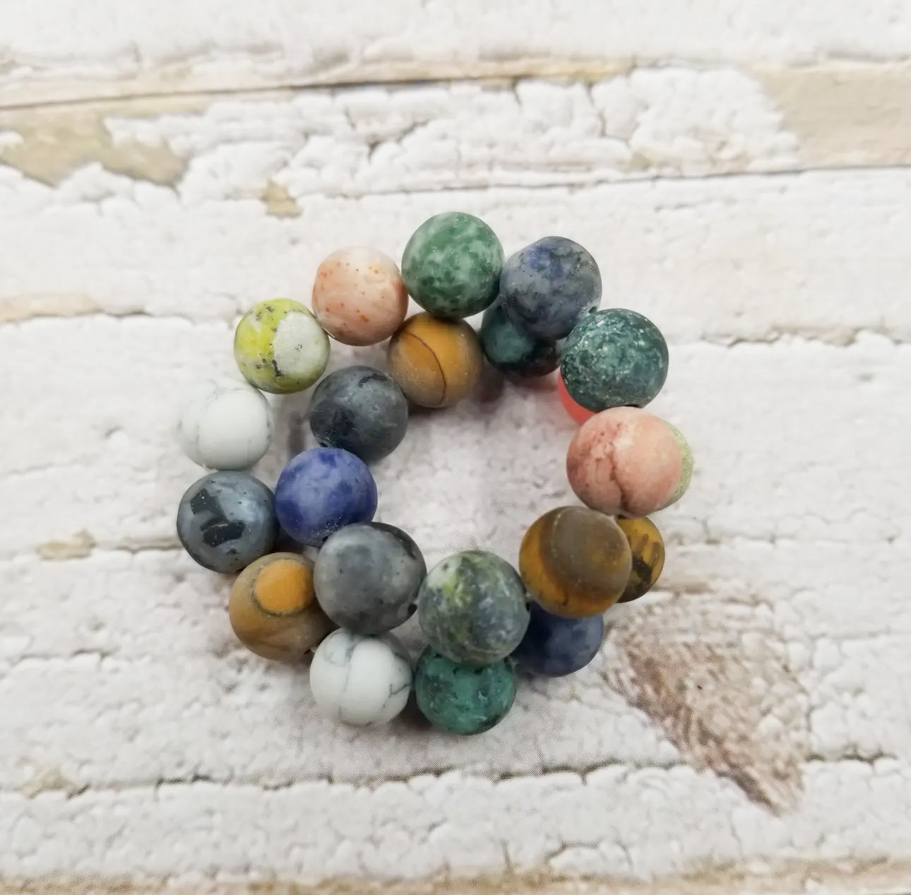 Lulah Frosted Stone Bracelet