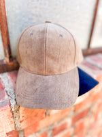 Suede Baseball Cap