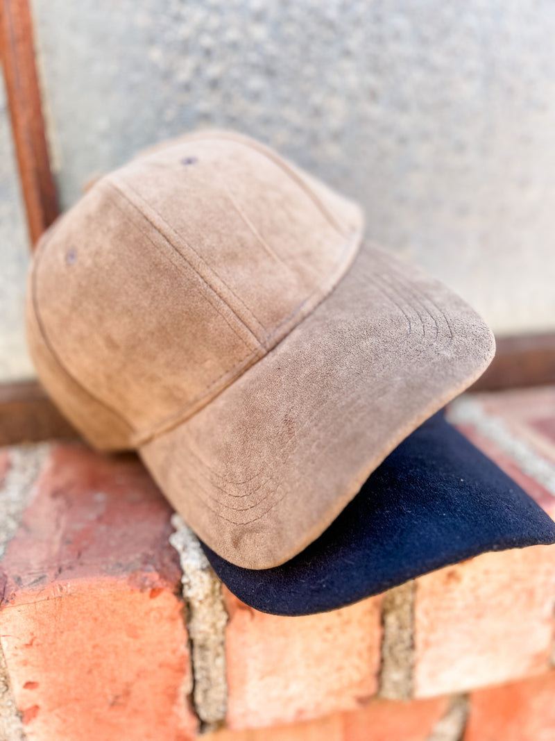 Suede Baseball Cap