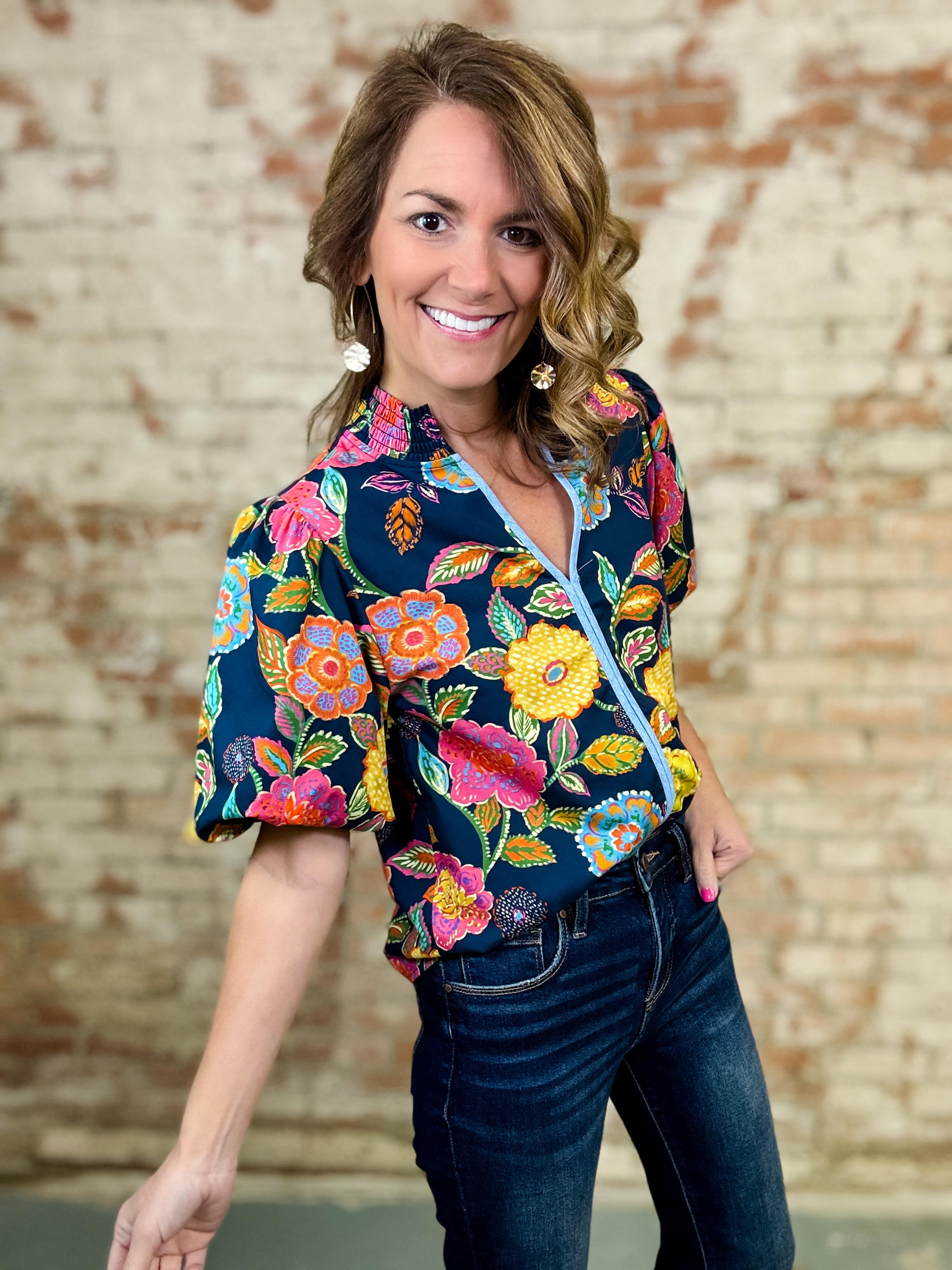 THML Montgomery Floral Top