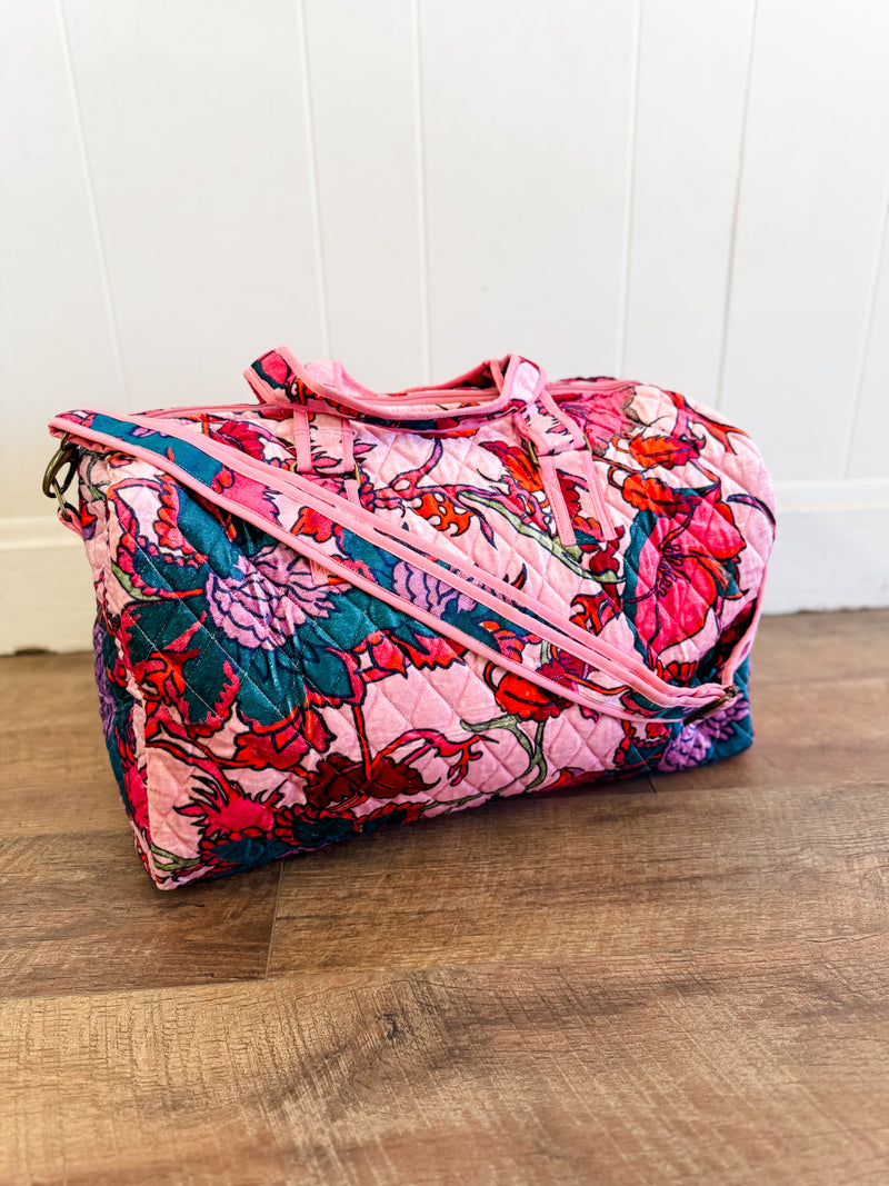Nyla Multicolored Floral Duffel
