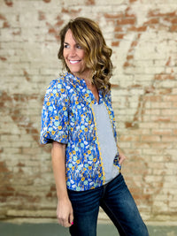 Ambrose Floral Stripe Top