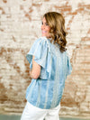 Kellie Lace Trim Top