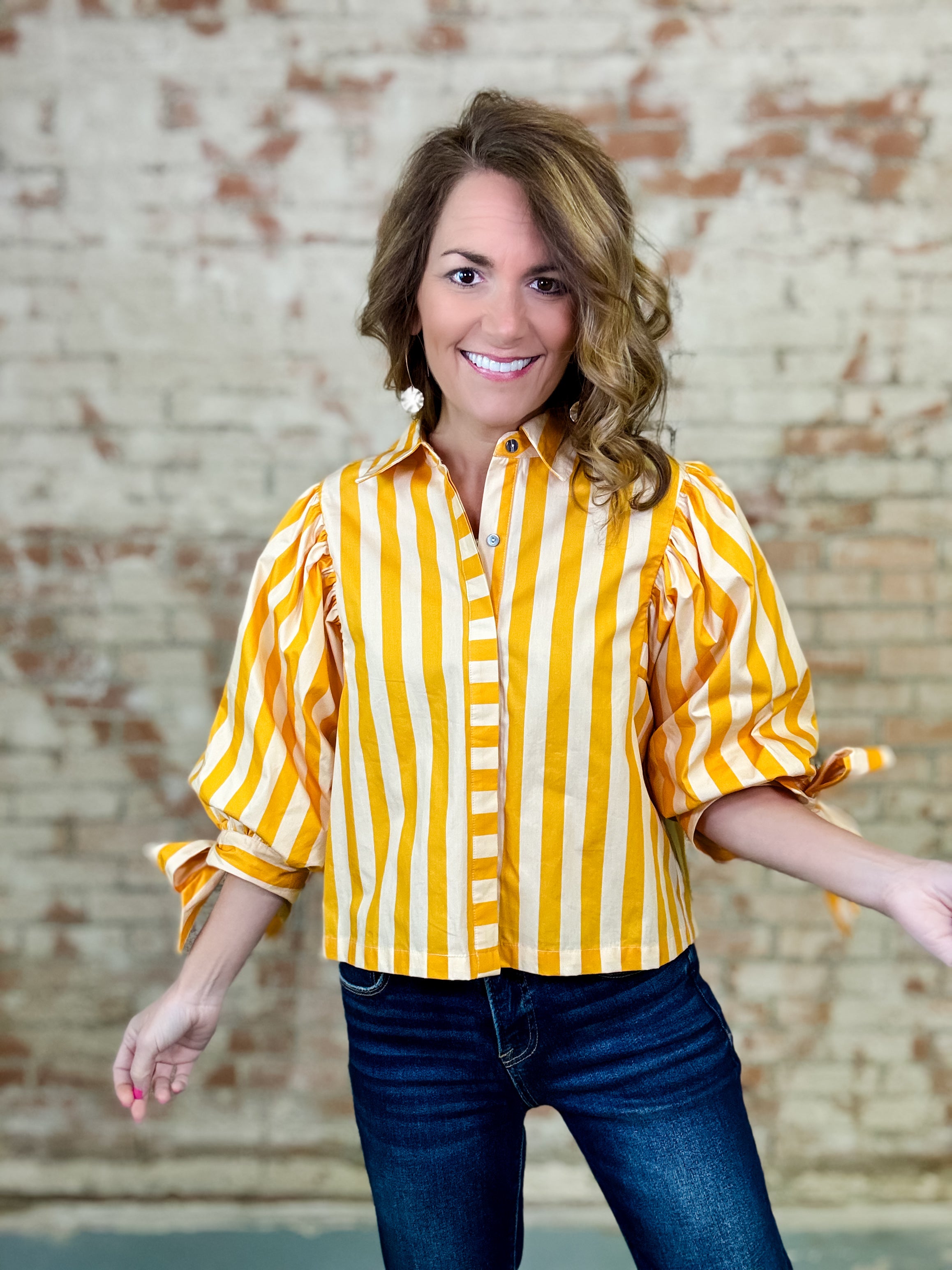 Luz Striped Top