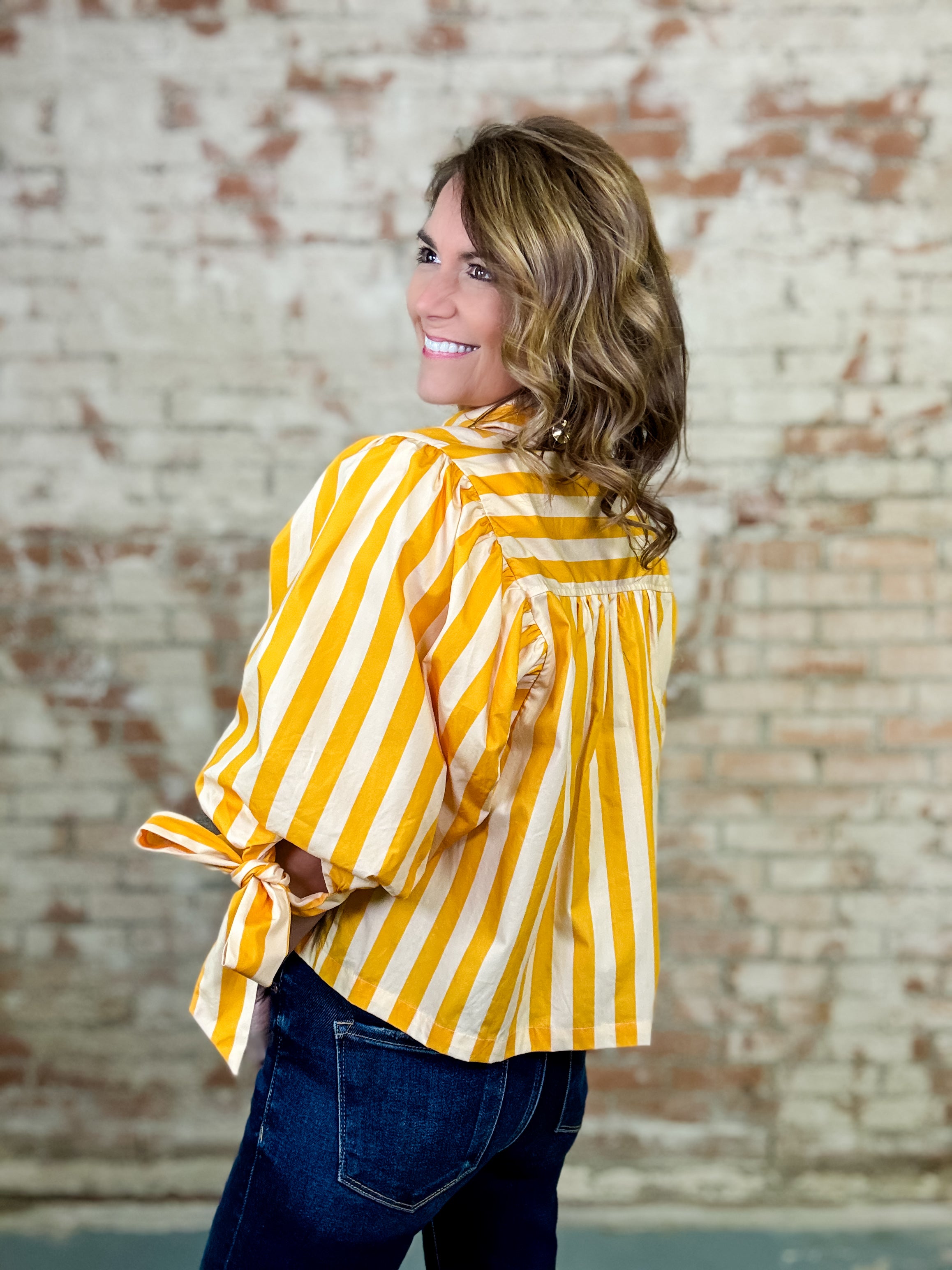 Luz Striped Top