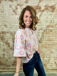 Lindie Embroidered Top