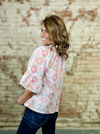 Lindie Embroidered Top