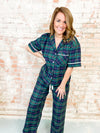 Melissa Plaid Pajama Pant Set