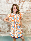 Margo Ruffle Sleeve Dress