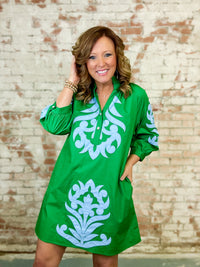 Kassidy Floral Applique Dress