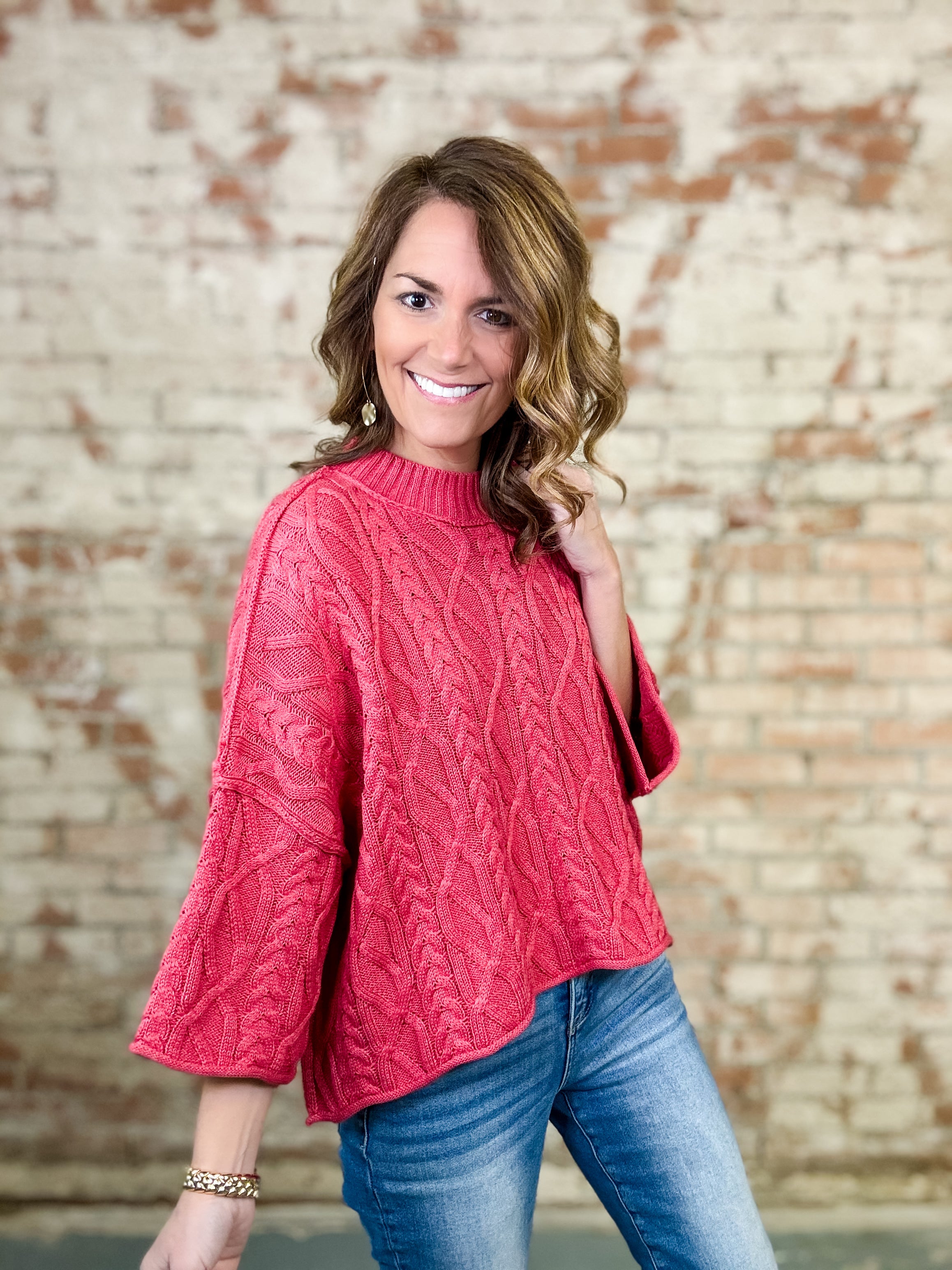 Eli Cable Knit Sweater