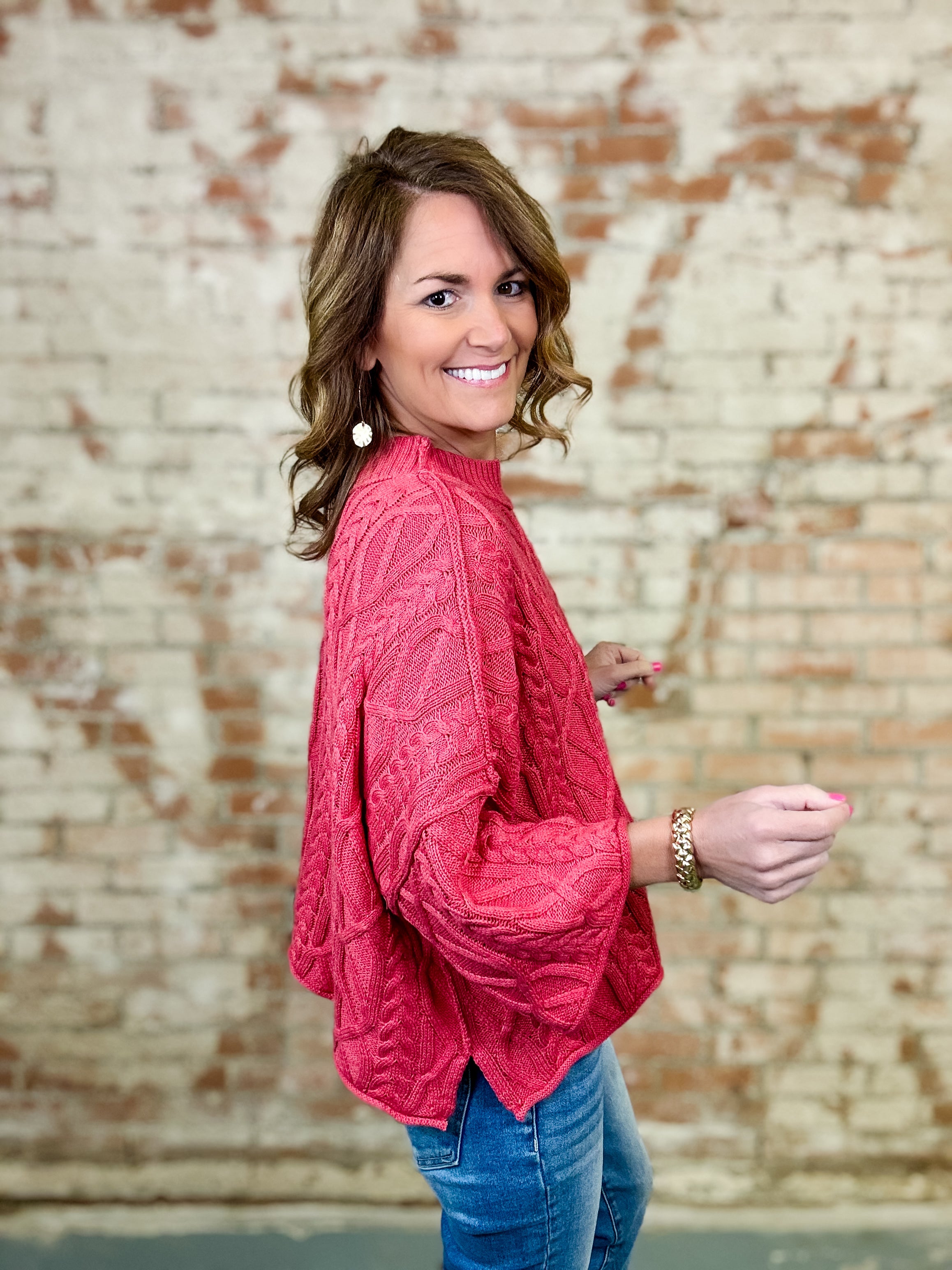 Eli Cable Knit Sweater