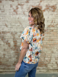Lecia Floral Embroidered Top