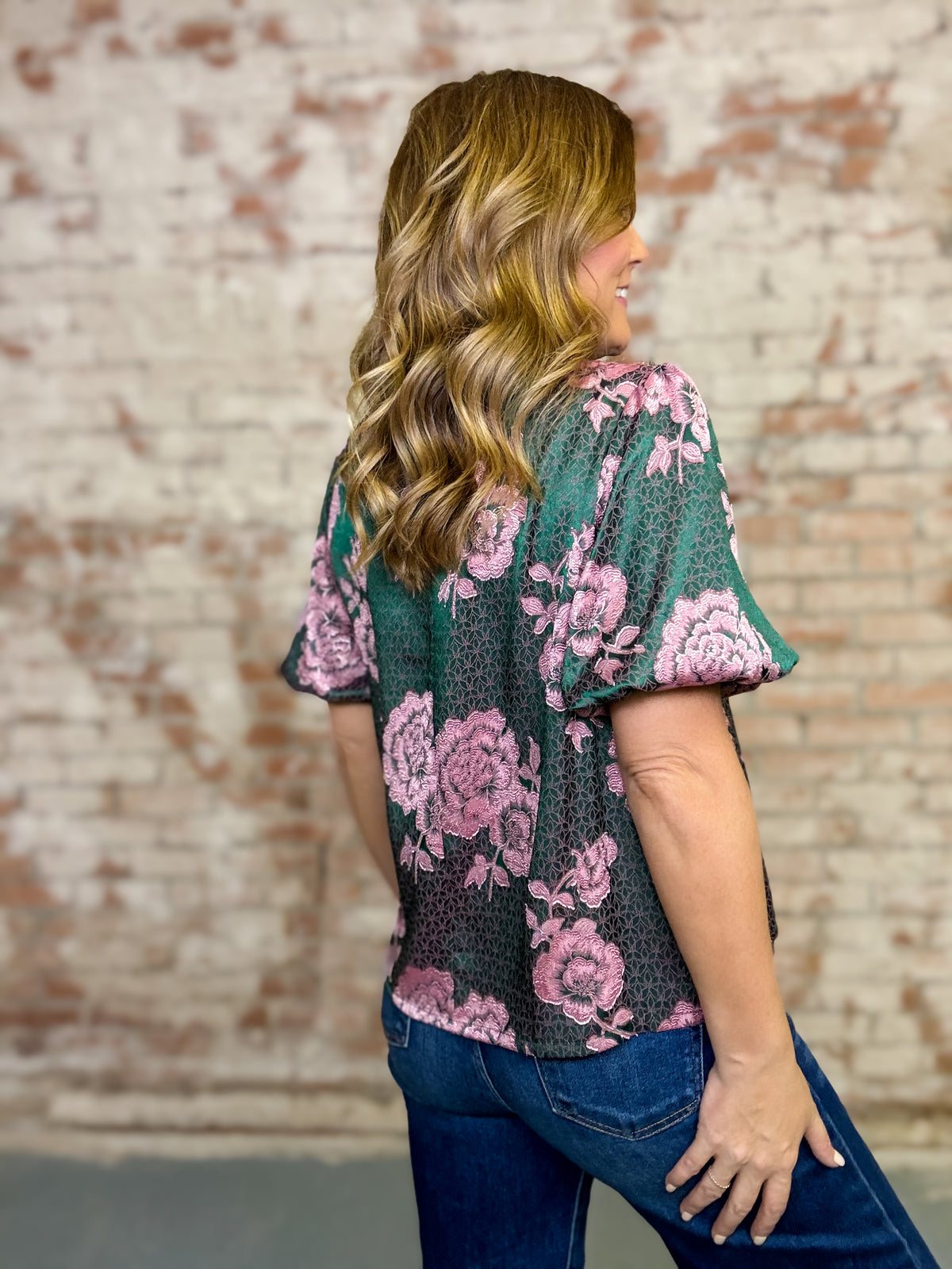 Amethyst Floral Top