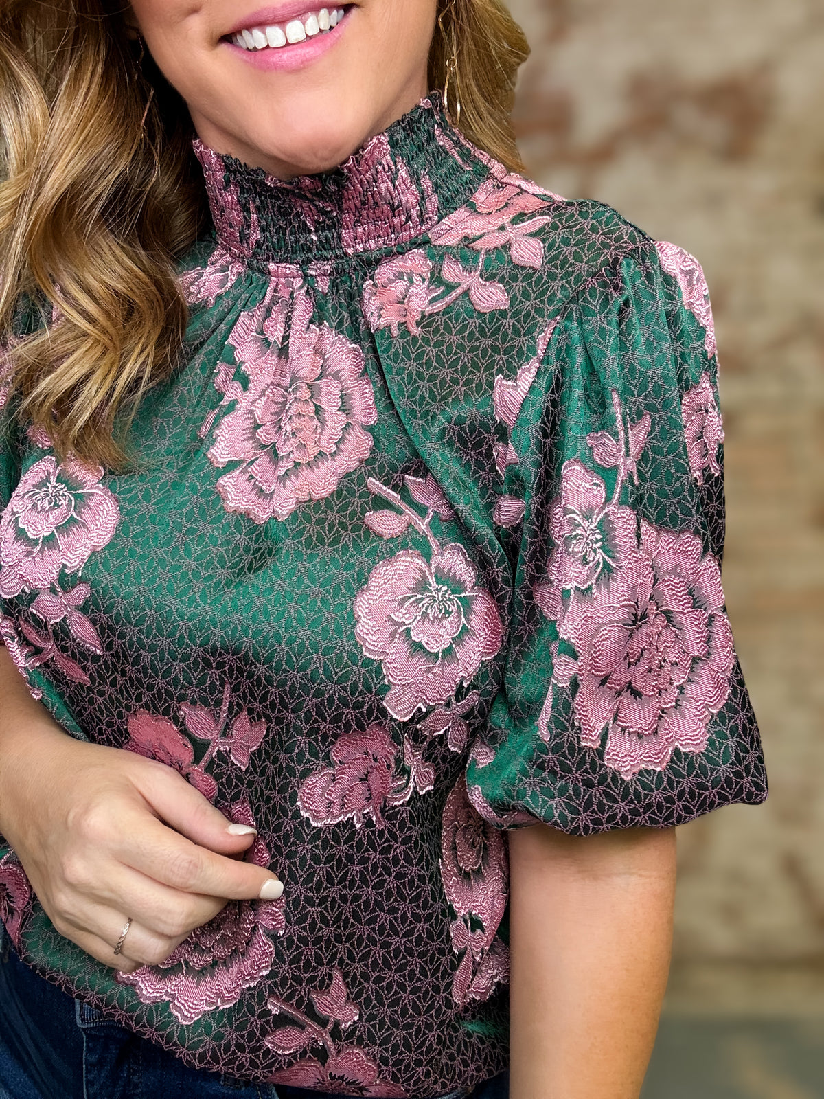 Amethyst Floral Top
