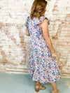 Mallory Floral Print Tiered Dress