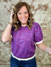 Blanc Ribbed Knit Top