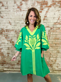 Shannon Floral Applique Dress