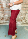 Heath Tummy Control High Rise Crop Wide Leg Jeans