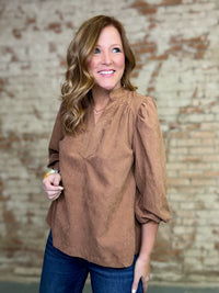 Marybeth Suede Solid Top