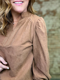 Marybeth Suede Solid Top