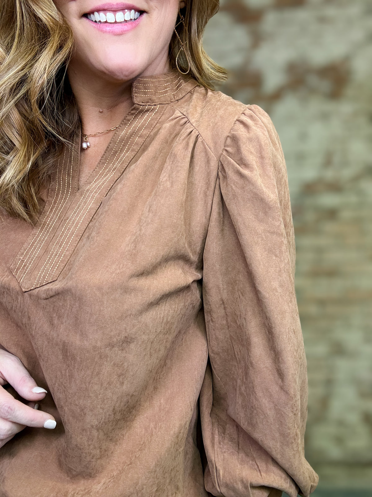 Marybeth Suede Solid Top