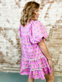 Donna Floral Tiered Dress